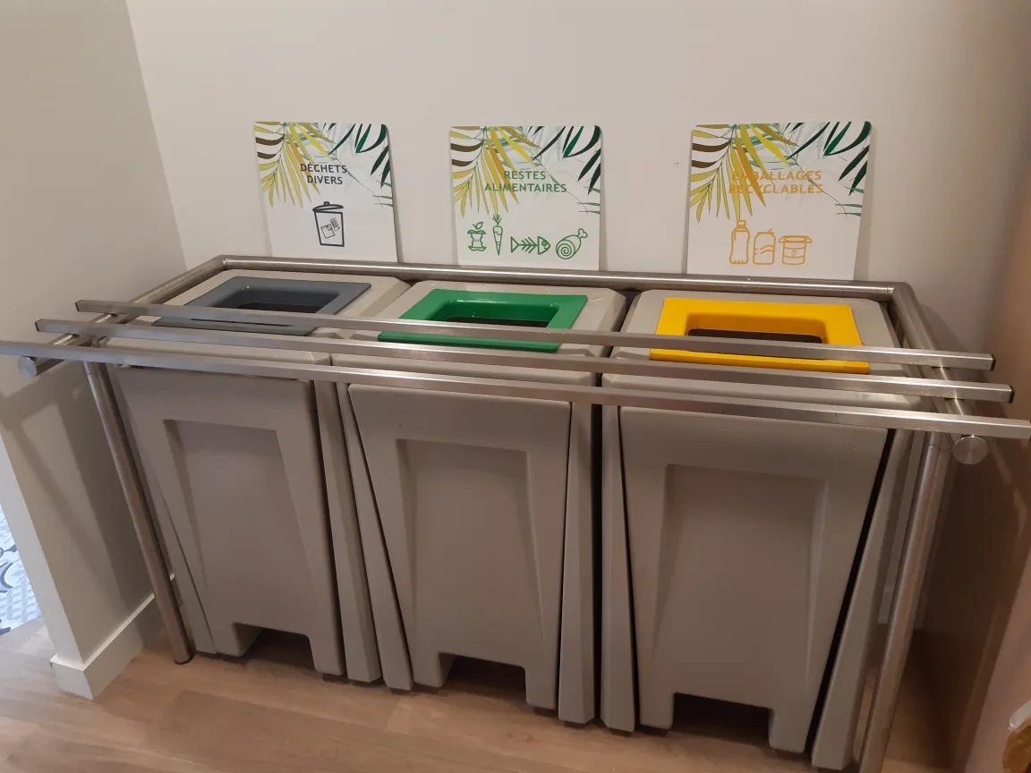 Table de tri TRIGO 90L 3 flux en situation